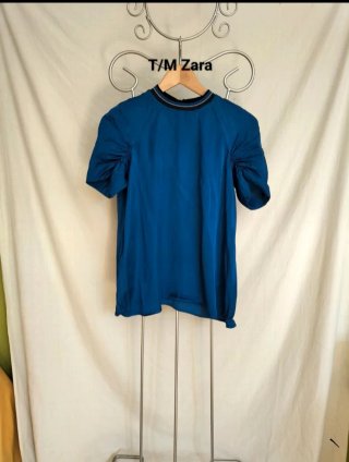 Camiseta Zara azul talla M