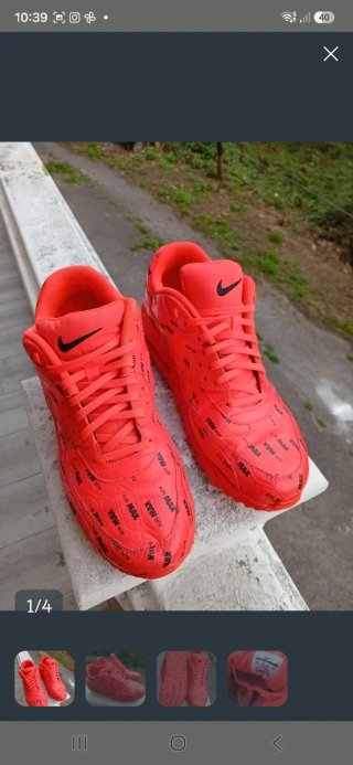 Zapatillas Nike Air Max Talla 45.5 Naranja/Rojo