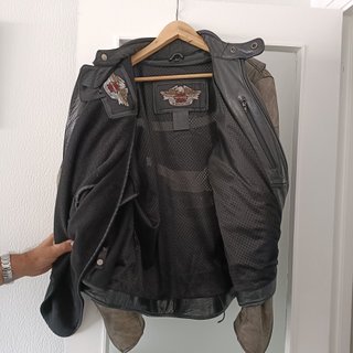 Chaqueta Cuero Harley Davidson Talla L