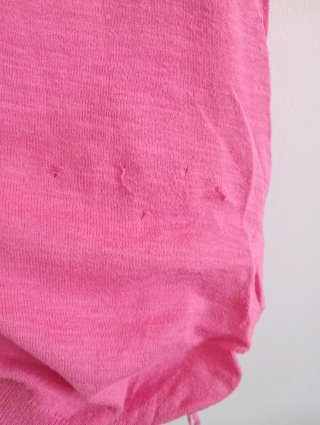 Vestido punto rosa vintage Talla M
