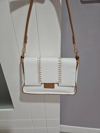 Bolso Pepe Moll Blanco y Beig