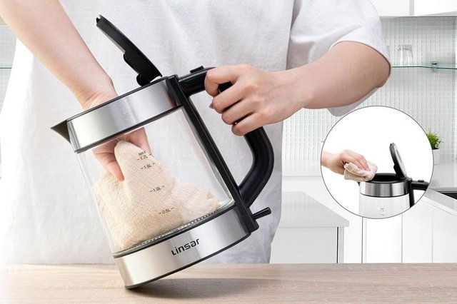 Hervidor Linsar 1.7L Vidrio Borosilicato