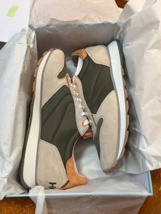 Zapatillas Hoff Hombre Beige/Verde/Naranja