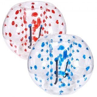 Bolas Inflables de Bumper 2-Pack, Bolas Zorb Sumo de 5FT/1.5M para Adolescentes y Adultos, Bolas de Burbuja Humana de PVC de 0.8mm de Grosor para Juegos de Equipo al Aire Libre, Juguetes Bumper Bo...