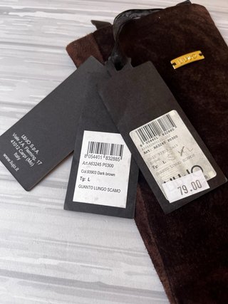 Guanti lunghi vintage  Liu Jo pelle marrone