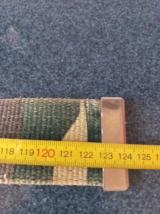 Cinturón camuflaje militar