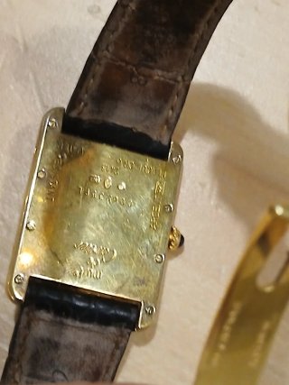 Reloj Cartier Chapado Oro