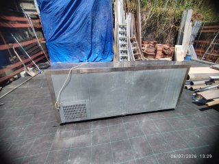 Nevera de bar de acero inoxidable