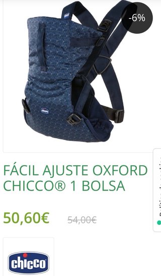 Mochila Portabebés Ergonómica Chicco