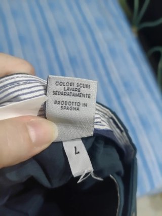 Pantaloni uomo blu taglia 56