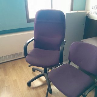 Lote Mobiliario Oficina Wengué y Gris