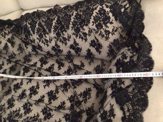 Mantilla Rosa Clará Negra Nueva 2x1,20m
