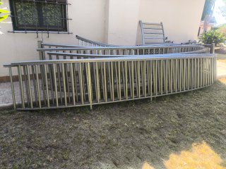 Valla Aluminio Piscina Plateada