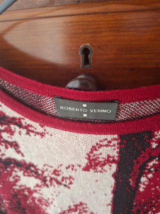 Jersey Roberto Verino tonos granates