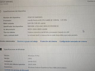 Acer Veriton PC Desktop G4400 3.30