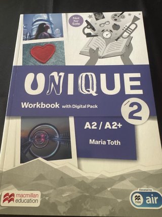 Libro de Inglés UNIQUE 2 Workbook