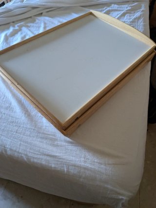 Bandejas de madera para sofá