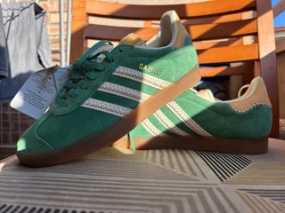 Adidas Gazelle Verde y Beige