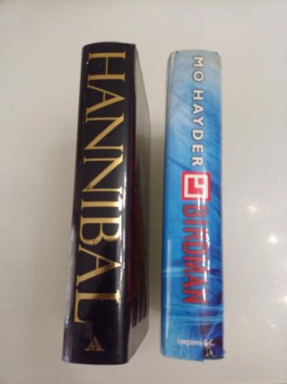 Set 2 romanzi thriller Hannibal e Birdman