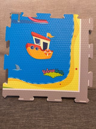 Alfombra Puzzle Ciudad 120x120 cm