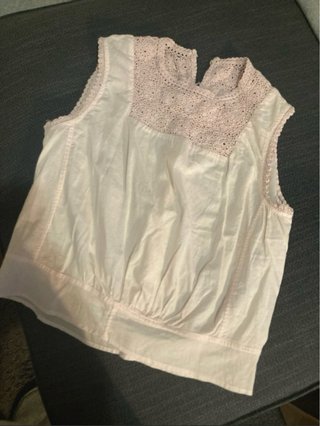 Blusa Purificación García rosa claro