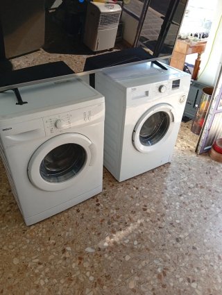 Nevera Samsung y Frigorífico Blanco