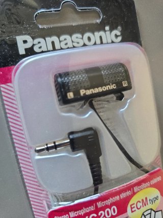Micrófono Panasonic RP-VC200 Estéreo ECM