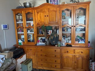 Mueble de comedor rústico madera