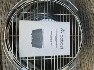 Barbacoa sin humo Aobosi CG03 Negra