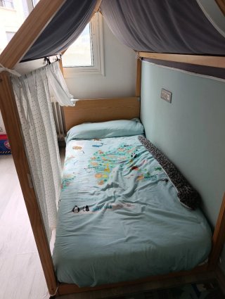 Cama Montessori Madera Natural