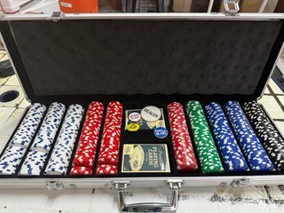 Maletín Póker 500 Fichas Casi Nuevo
