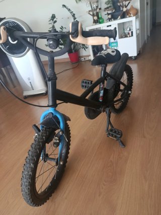 Bicicleta infantil negra
