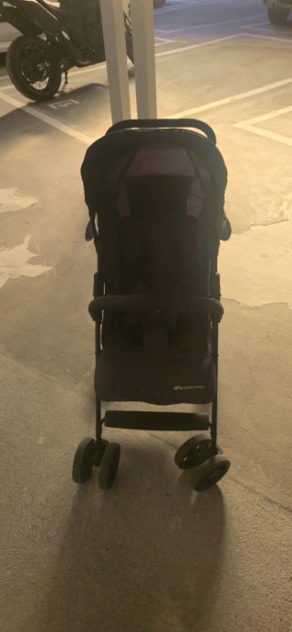 Silla de paseo negra