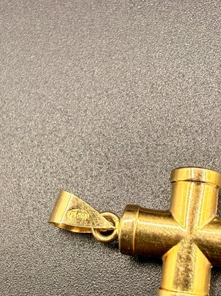 COLGANTE DE CRUZ 18K 1.28GR