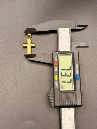 COLGANTE DE CRUZ 18K 1.28GR