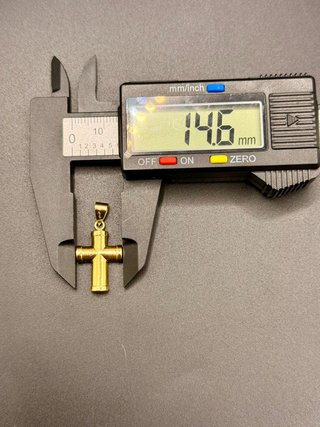 COLGANTE DE CRUZ 18K 1.28GR