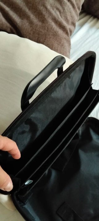Borsa porta PC Bombata in similpelle marrone