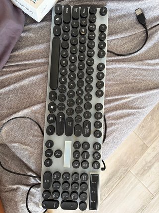 Teclado USB Retro Redondo