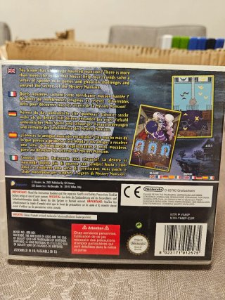 Mystery Mansion DS, caja, carátula y manual