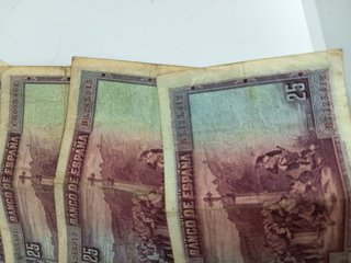 5 Billetes 25 Pesetas 1928