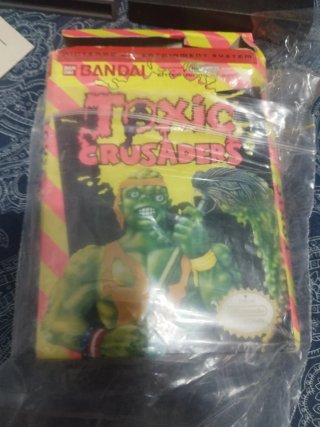 Toxic Crusaders NES Americano Caja y Cartucho
