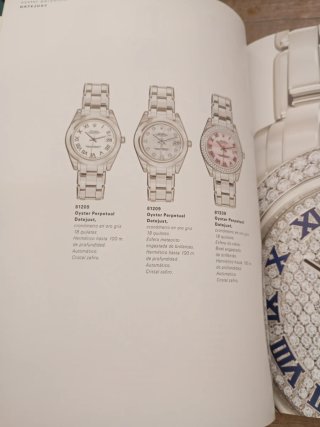 Catálogo Rolex Oyster Perpetual