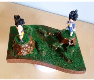 Diorama Dragonball Goku Vegeta