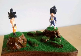 Diorama Dragonball Goku Vegeta
