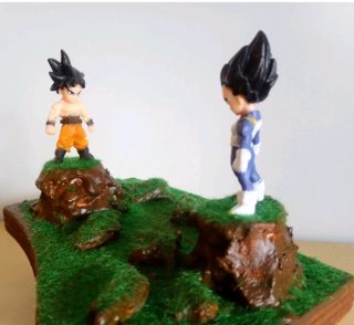 Diorama Dragonball Goku Vegeta