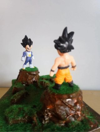 Diorama Dragonball Goku Vegeta