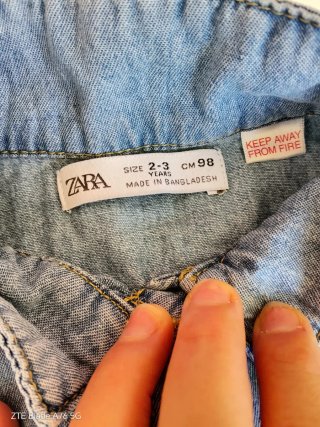 Camicia di jeans bambina manica lunga