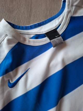 Camiseta Nike Rayas Azules y Blancas Talla M