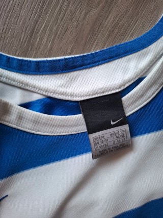 Camiseta Nike Rayas Azules y Blancas Talla M