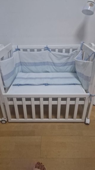 Minicuna colecho Baby Love Allegra 5 en 1 blanca